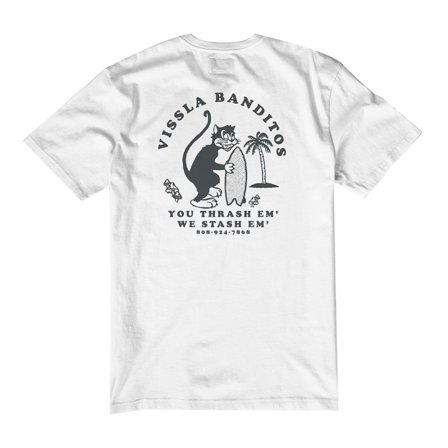 VISSLA 비슬라 Bandito SS PKT Tee-WHT 티셔츠