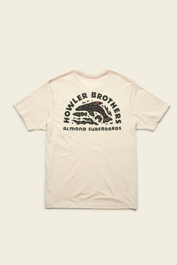 Almond 알몬드 Howler x Almond Surfboards T-Shirt 티셔츠