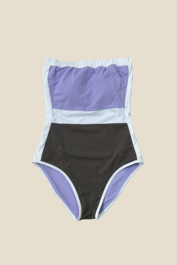 Verre 베르 Mellow Tubetop bikini - Violet_Blue 멜로우 튜브탑